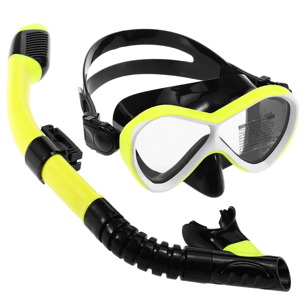 Swimming Snorkel Set with ammoon Professional for Underwater Kids Snorkel Clear for Goggles Vision Tube