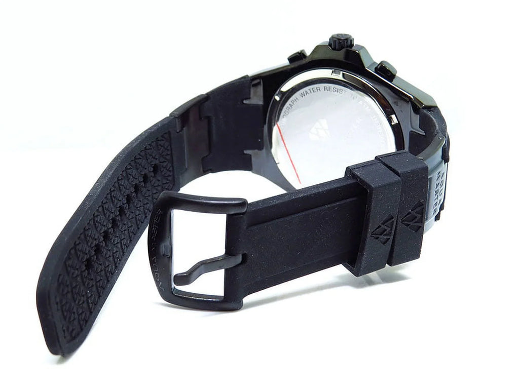 Rubber Jojo Rodeo Joe Signature 0.26ct Watch Black 48mm Band Mens