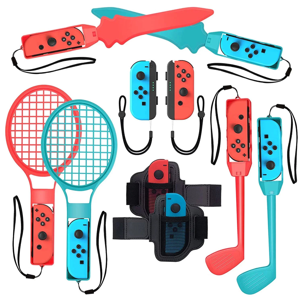 Kit Switch for 10 Accessories Sports, in Clubs Rackets,Sword etc Tennis Bundle HOH 1 Grips,Golf with Accessories Family