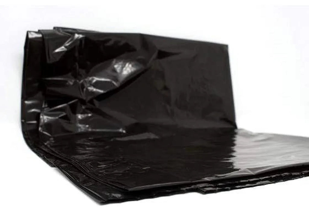, Plastic garment NAHANCO - Black Super weight roll, 333/ROLL bags on 54"H a