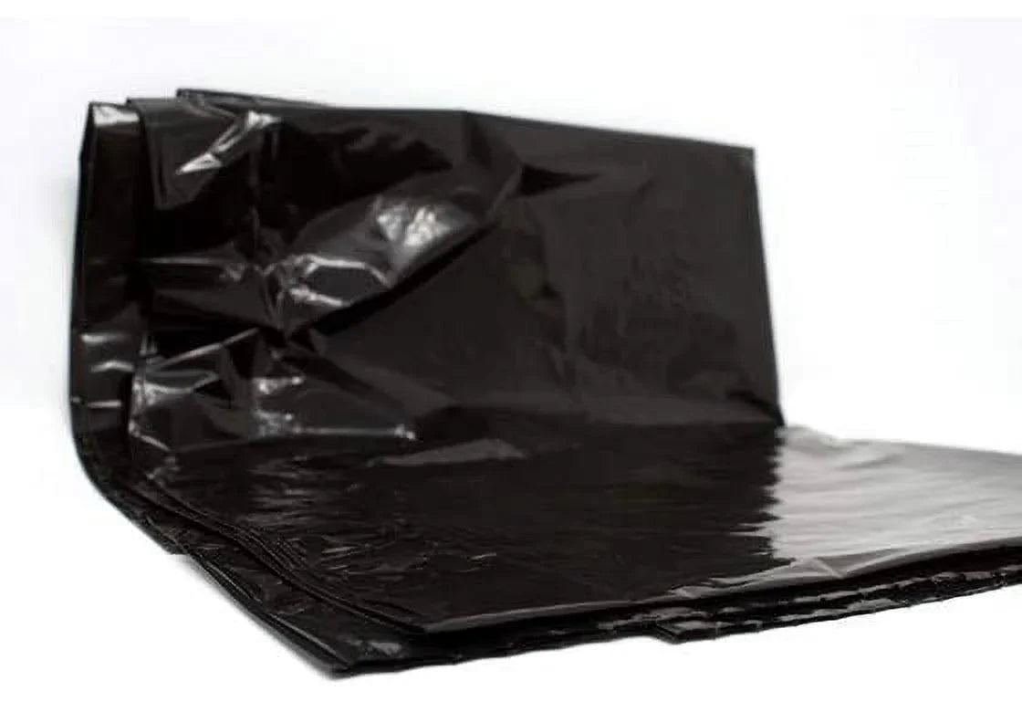 , Plastic garment NAHANCO - Black Super weight roll, 333/ROLL bags on 54"H a