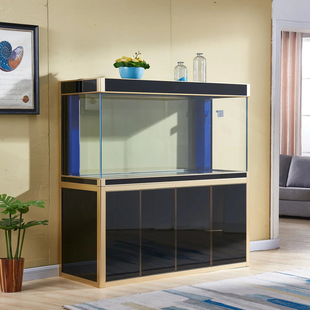 All-in-one Gold Tempered Gallon 250 Aqua Glass Dream and Aquarium Black