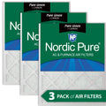 Green Eco-Friendly Air Pack 12x20x1 Filters Pure (11_1/2x19_1/2) 3 Plus Carbon