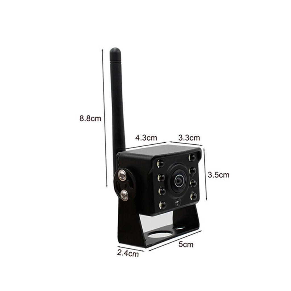 ~36V Rear View LED Camera, Htovila Night Wireless Waterproof Monitor Automobile Reverse IP67 Bus Backup HD Vision Truck Camera Reversing Car Wireless WiFi