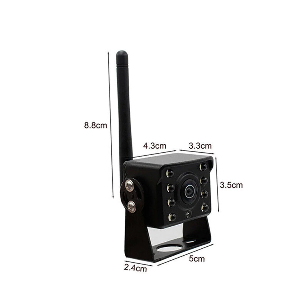 ~36V Rear View LED Camera, Htovila Night Wireless Waterproof Monitor Automobile Reverse IP67 Bus Backup HD Vision Truck Camera Reversing Car Wireless WiFi