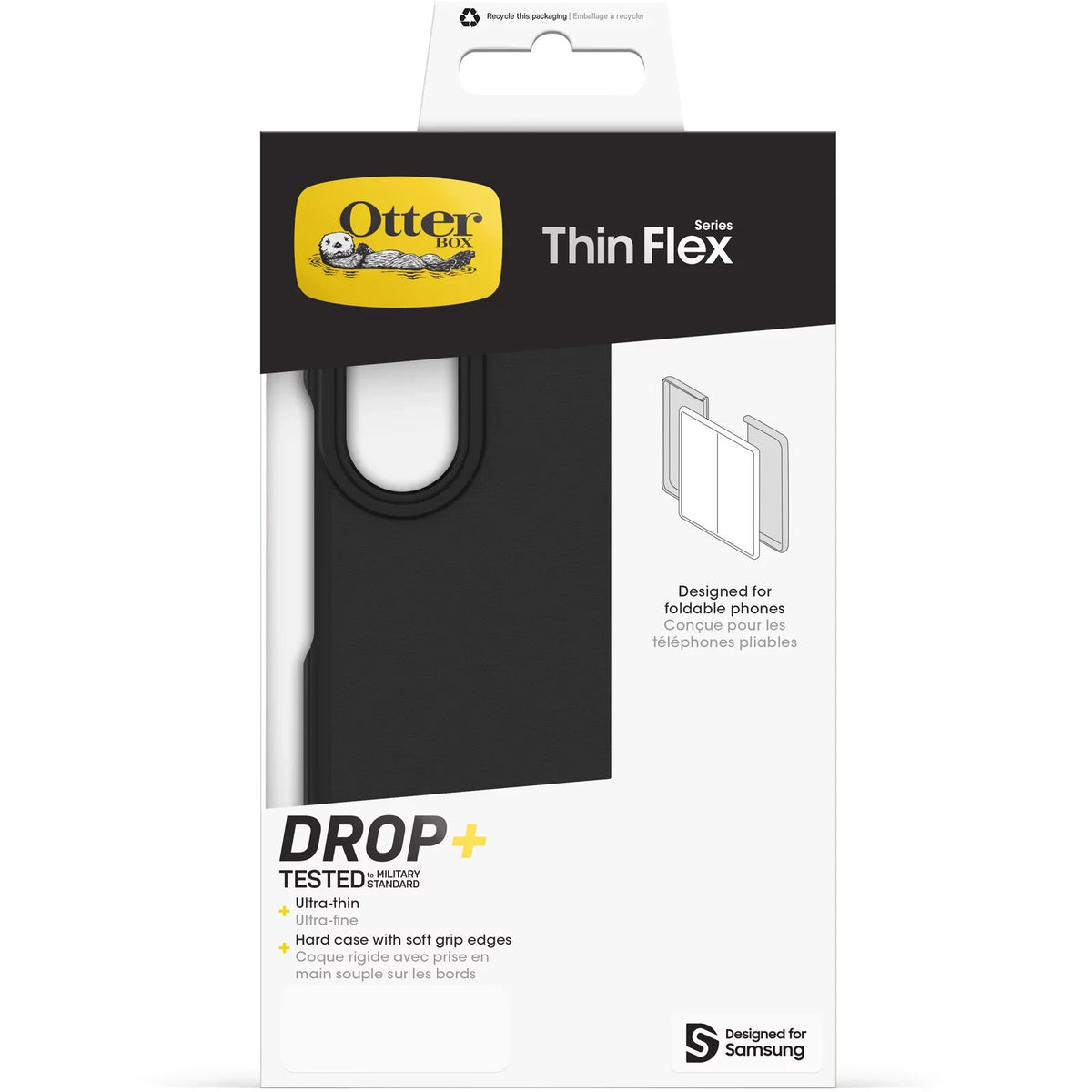 Case Fold5 OtterBox Z Series Galaxy Black for Thin Flex -
