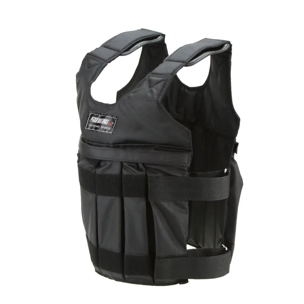 50kg Vest apparel Boxing - Loading Invisible and SUTENG for Sand Max Weighted Adjustable Exercise Weightloading Training,