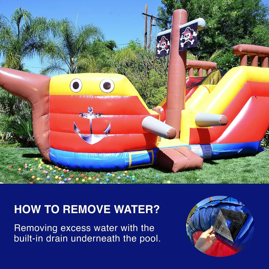 Kids Blower) Pirate Commercial (with Slide House liquid JumpOrange for Adults and Grade Ship Bounce