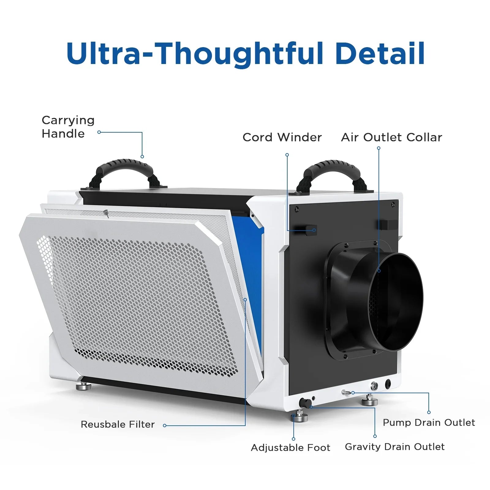Pump - Sites Crawl for Areas, Drain Industrial Basements, Perfect Moiswell Warranty Pints - and and Hose, Included Commercial Job 235 Dehumidifier Efficient 5-Year Spaces,