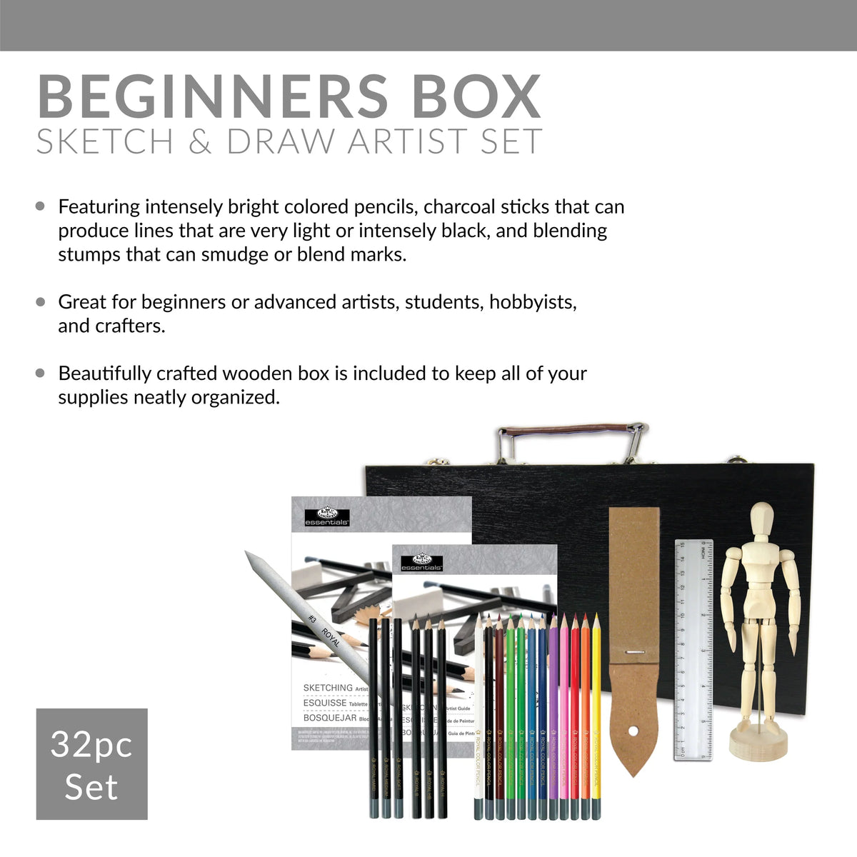 Art Royal Essentials & Set Beginners Draw Langnickel & Sketch