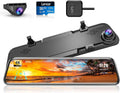 Assistante Front Parking 4K Rear JOMISE Dash View GPS Cam Ultra Mirror Card Camera Night Vision HD and K17 Rear 2160P 12" 64GB
