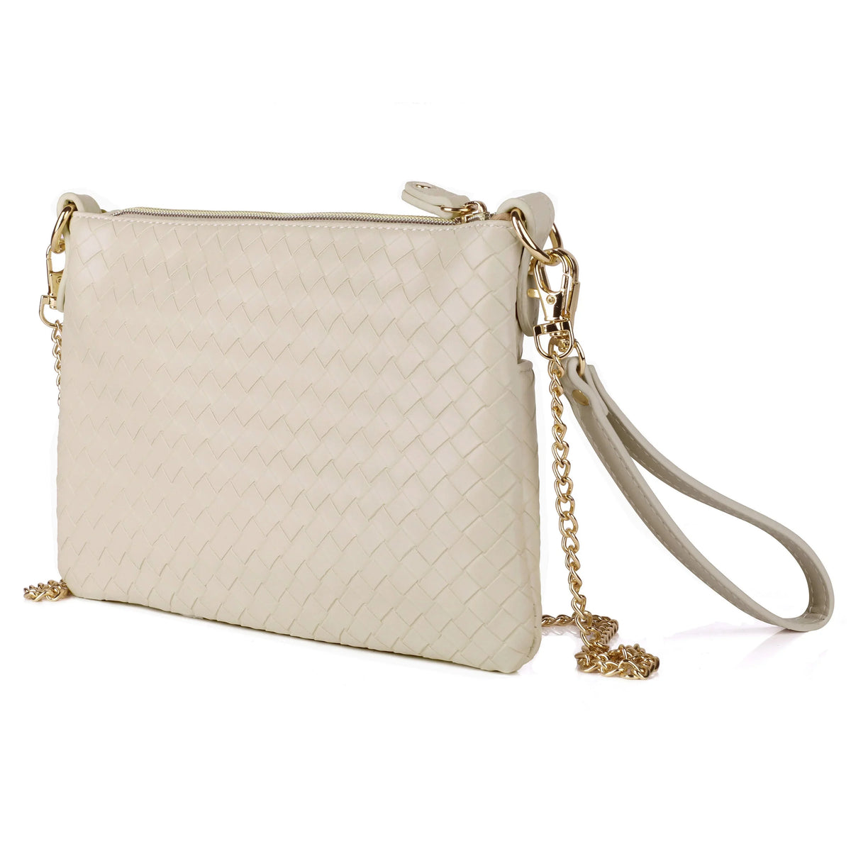 Julia Basketweave Convt Everywhere White Buxton Pouch Pepper Vegan Women's Leather,