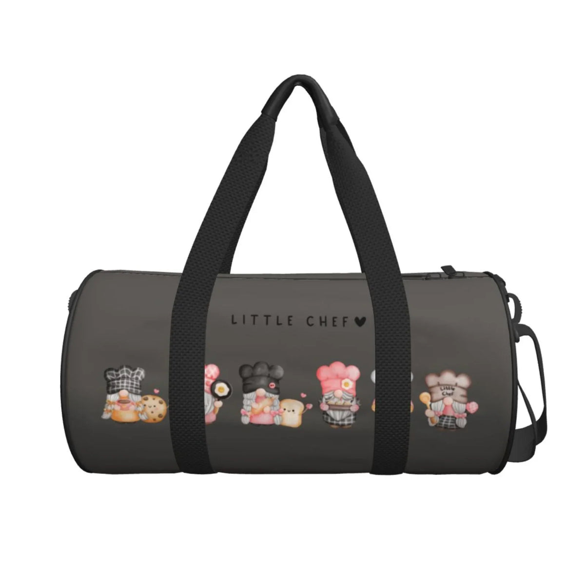 with Cylinder Luggage Sports Gnome Gym Bag Compartment Large and Bag Capacity Pocket Coaee Bag Baker Waterproof Travel