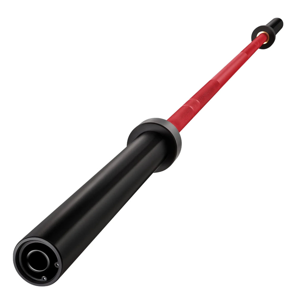 Lifting Olympic Red Weights Barbell Hard Bar Barbells Chrome Lifting Power Solid Chrome
