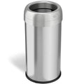 Stainless halo Can Dual Gallon Trash 16 Steel Deodorizer