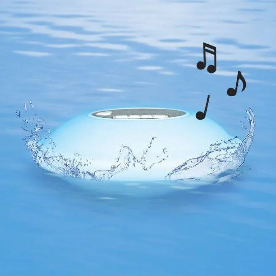Pools, Bluetooth LED Backlight 7 Functionality Poolmaster Lakes, Waterproof Display Outdoors Multi-Light - for Portable Swimming Color Floating Call with Phone Speaker