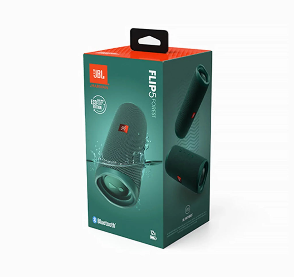 Box JBL Portable Bluetooth Green Speaker Open 5 ECO Flip