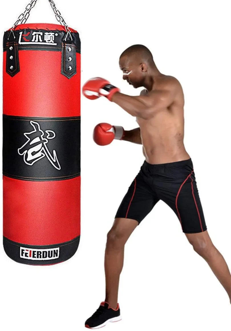 Training Speed Workout, Muay Taekwondo Kick Heavy Bag, Thai Fitness MMA Gloves (Empty), Set Punching Boxing Bag Workout, Training Home Kicking Gym Full Boxing Heavy