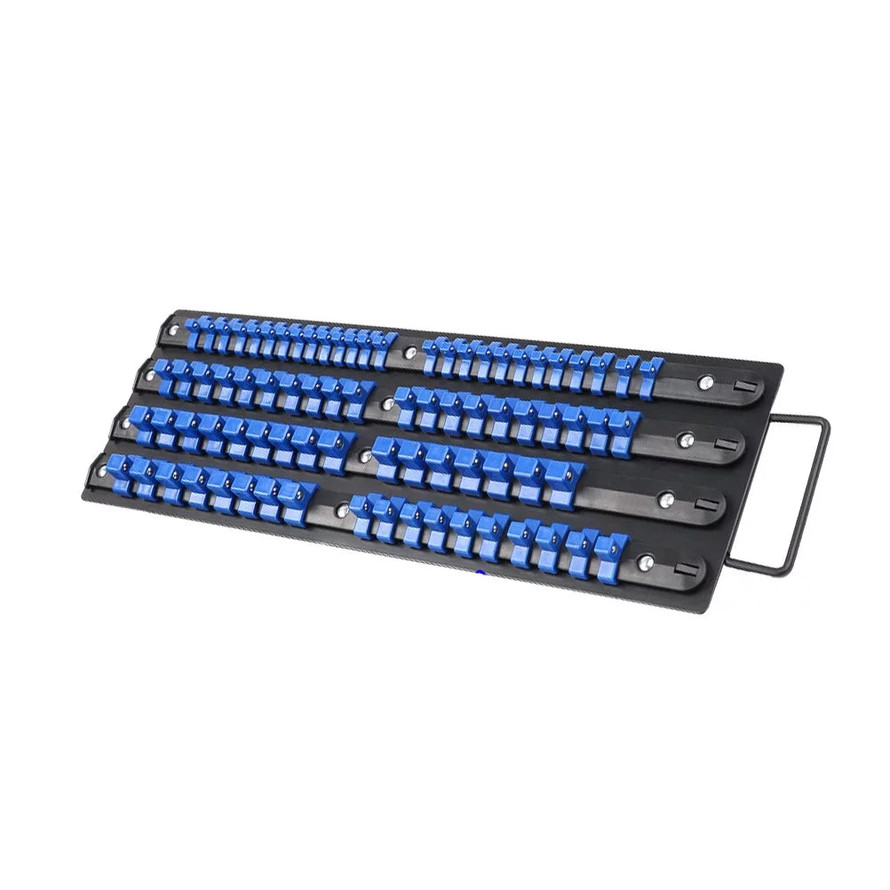 80 Organize Socket Storage Holder Wrench Sliding HEMOTON Rack Industrial Mountable ABS Rail Socket