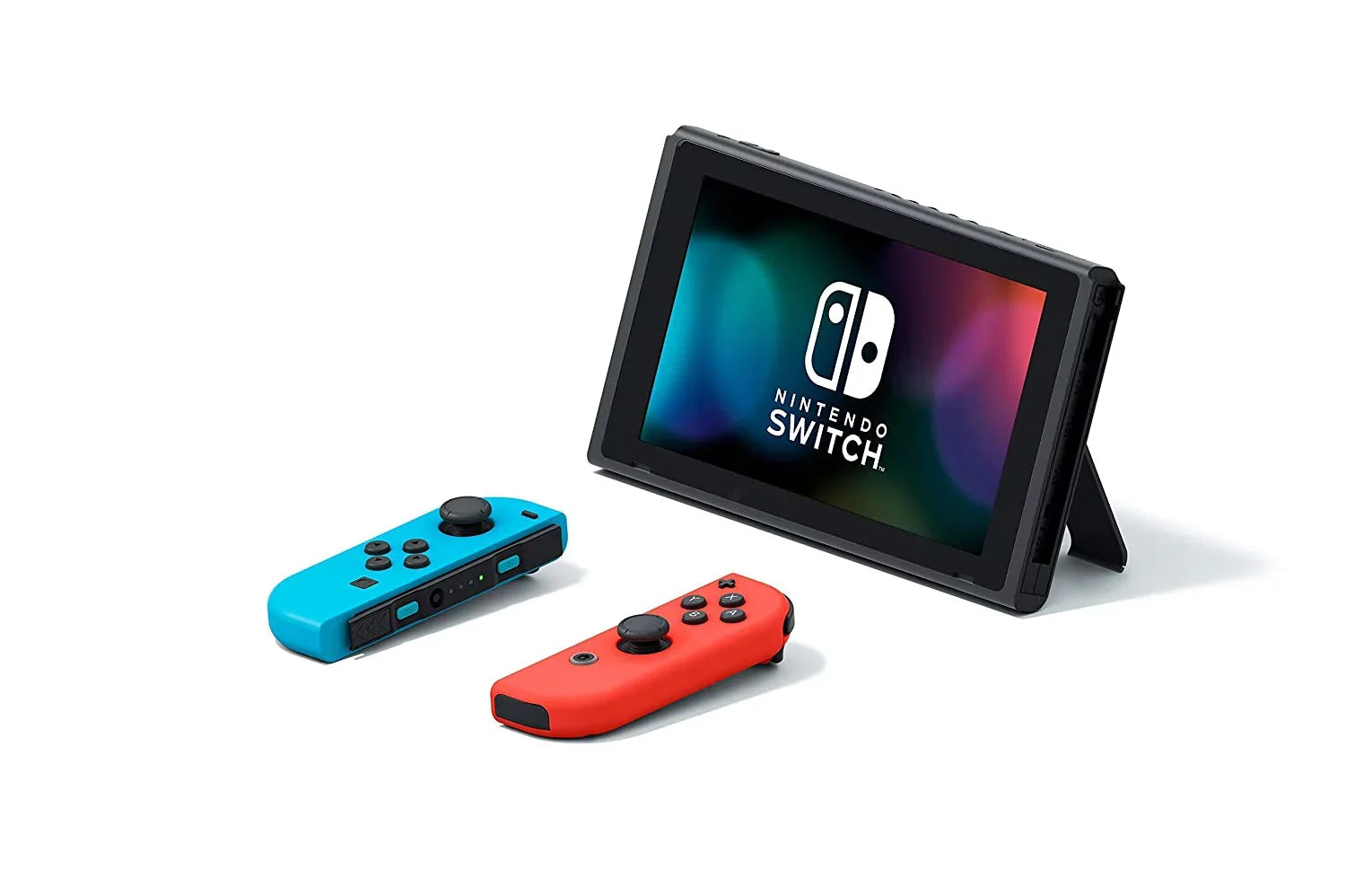 32GB Deluxe with U Nintendo Nintendo Bundle: Mario Months Blue Switch /Super Neon and 8 Joy-Con| Membership Switch Nintendo Online Switch Red Bros. and Deluxe Console 3 Kart Mario