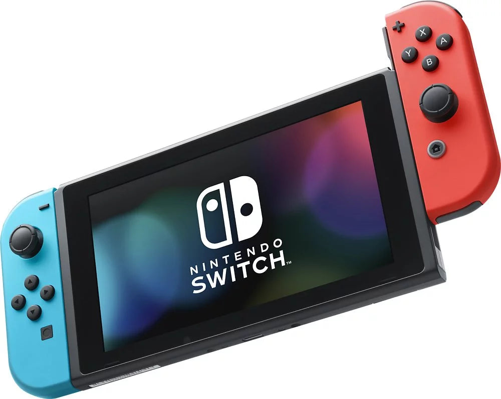 Red/Blue Neon Horizons Life New Joy-Con Battery with Console Switch New Bundle Animal Improved Nintendo Disc Game NS Crossing: