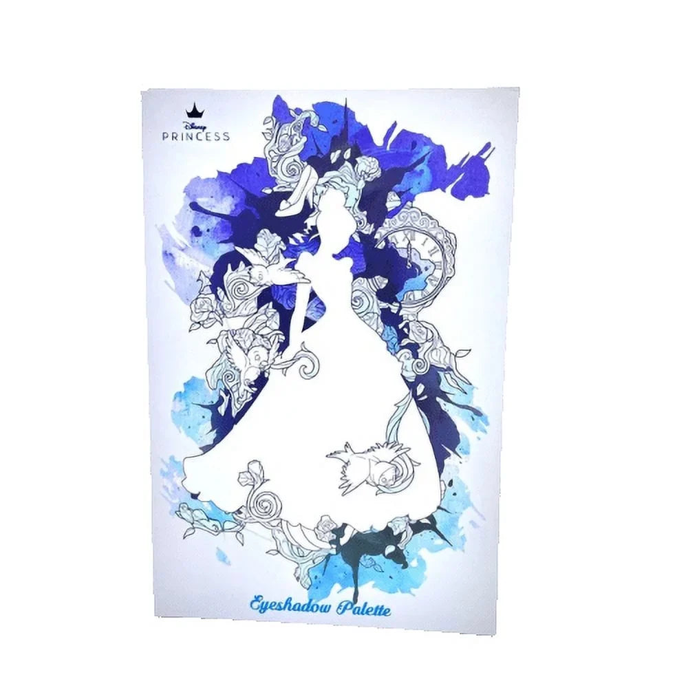 Cinderella Mate Book Eyeshadow Shimmer Palette Disney Princess Blue