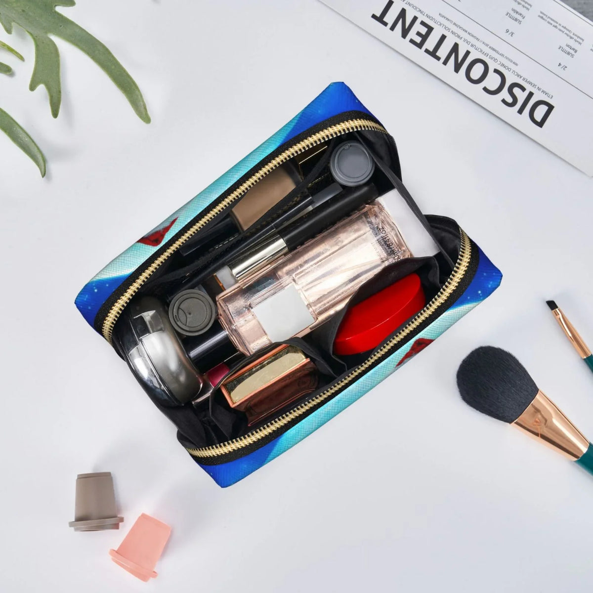 Christmas Travel Makeup The How Portable Storage Grinch Bag Stole Leather Organizer Cosmetic Pouch Bag Gift Toiletry Purse