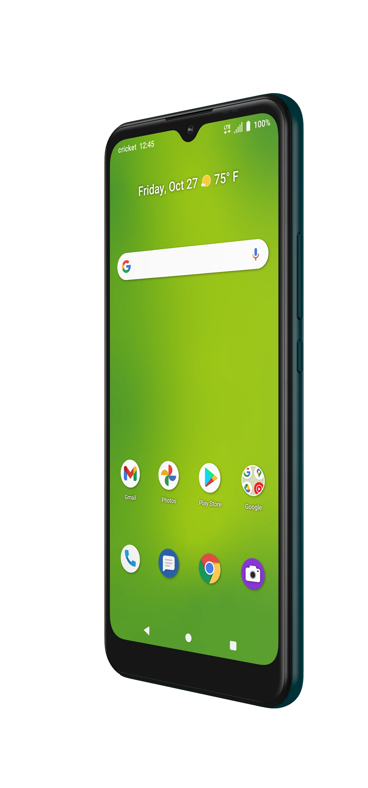 Rainforest 32GB, - Cricket Green Smartphone Prepaid Wireless Splendor,