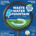 & #200 Swimming Fountain Drain Cartridge for Eco Pools Sand liquid Waste Pool Filtered