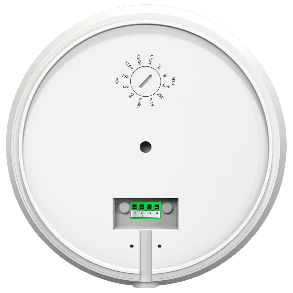 2 White 8Ohm/70V, Way 8" Arc Speaker, Pendant Coaxial 8 design OSD Nero