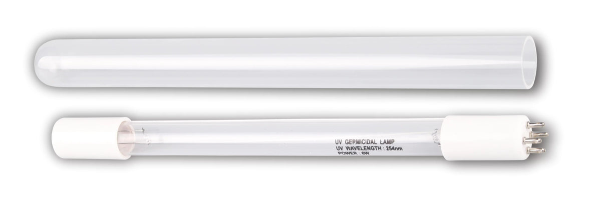 Ultraviolet & UV Light Bluonics Purifier System for (2pcs) our liquid 6W Bulb Prong 4 Sleeve Replacement Tube Quartz