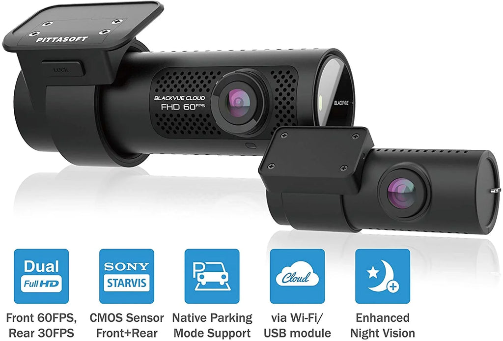 Dual Starvistm DR750X-2CH-32GB lb Blackvue 1080p Sensor (Front Cmos 60fps/Rear 30fps) 1.81 HD