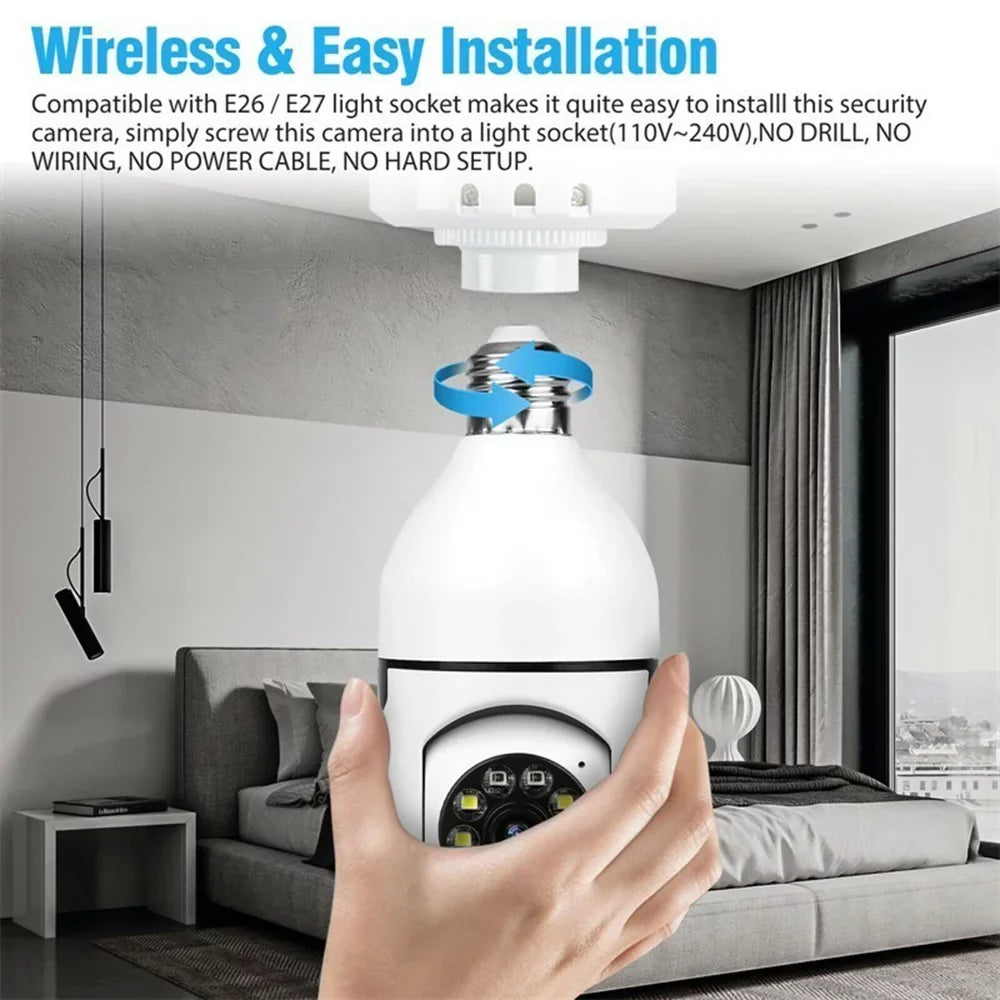1080P Home Tracking/Siren Motion Auto Cameras Full-HD Camera, Camera Alarm/Night Wireless Pan Vision/Remote IP Security Viewing/Two-Way Tilt CCTV Audio,5G Surveillance Light Wi-Fi with
