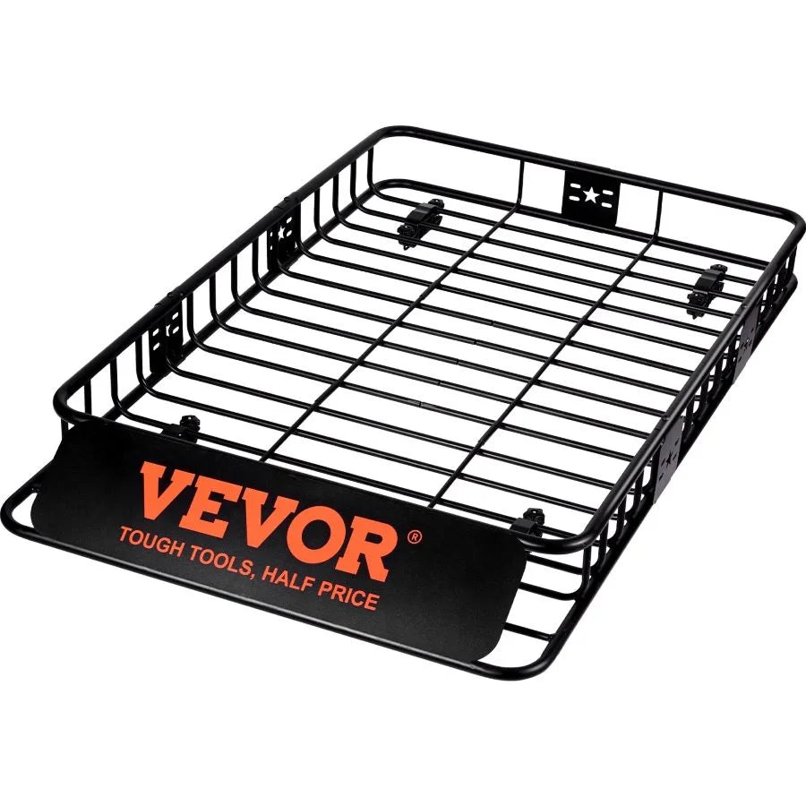 Extension, LBS Luggage x Rooftop Roof Cargo 200 VEVOR Vehicle Basket, SUV, Rack Cargo Rack Basket, Heavy-duty for Roof Truck, Universal Capacity 39" Carrier x with 64" Holder 6"