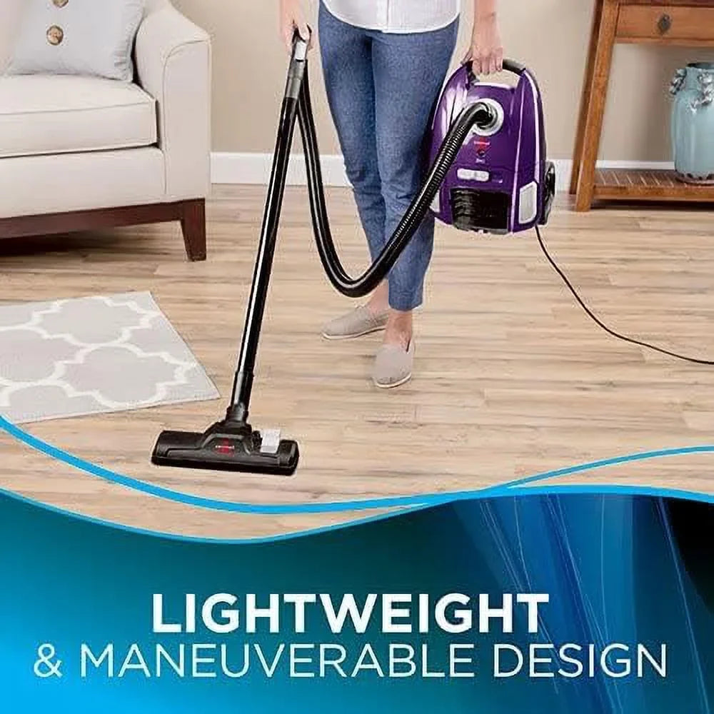 Multi-Surface Lightweight Power Automatic Upright Suction Vacuum Cord & Canister Telescoping Cord Powerful Cleaning Long With Wand, Cleaner Rewind With Nozzle, Extra