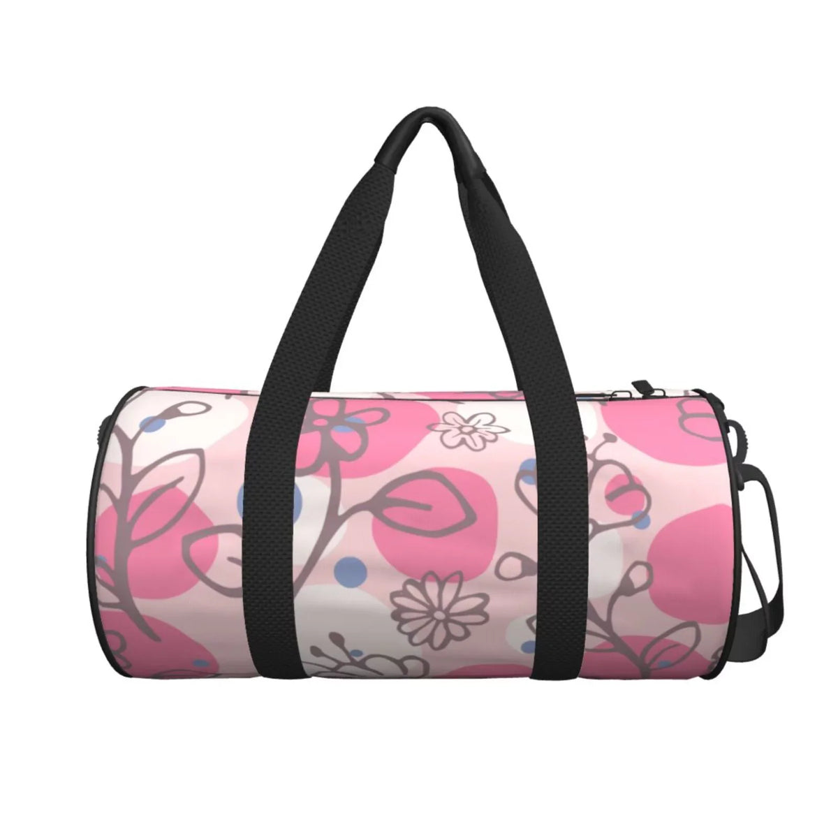 for Sports Travel Bags Stamp Floral Gym XMXT Large Flowers Bag Weekenders Tote Bag Pink Unisex Women,