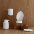8,5, l, Ø Sono 0,25 Soap blomus H V Dispenser, 14 Moonbeam cm, 9,5 T cm,