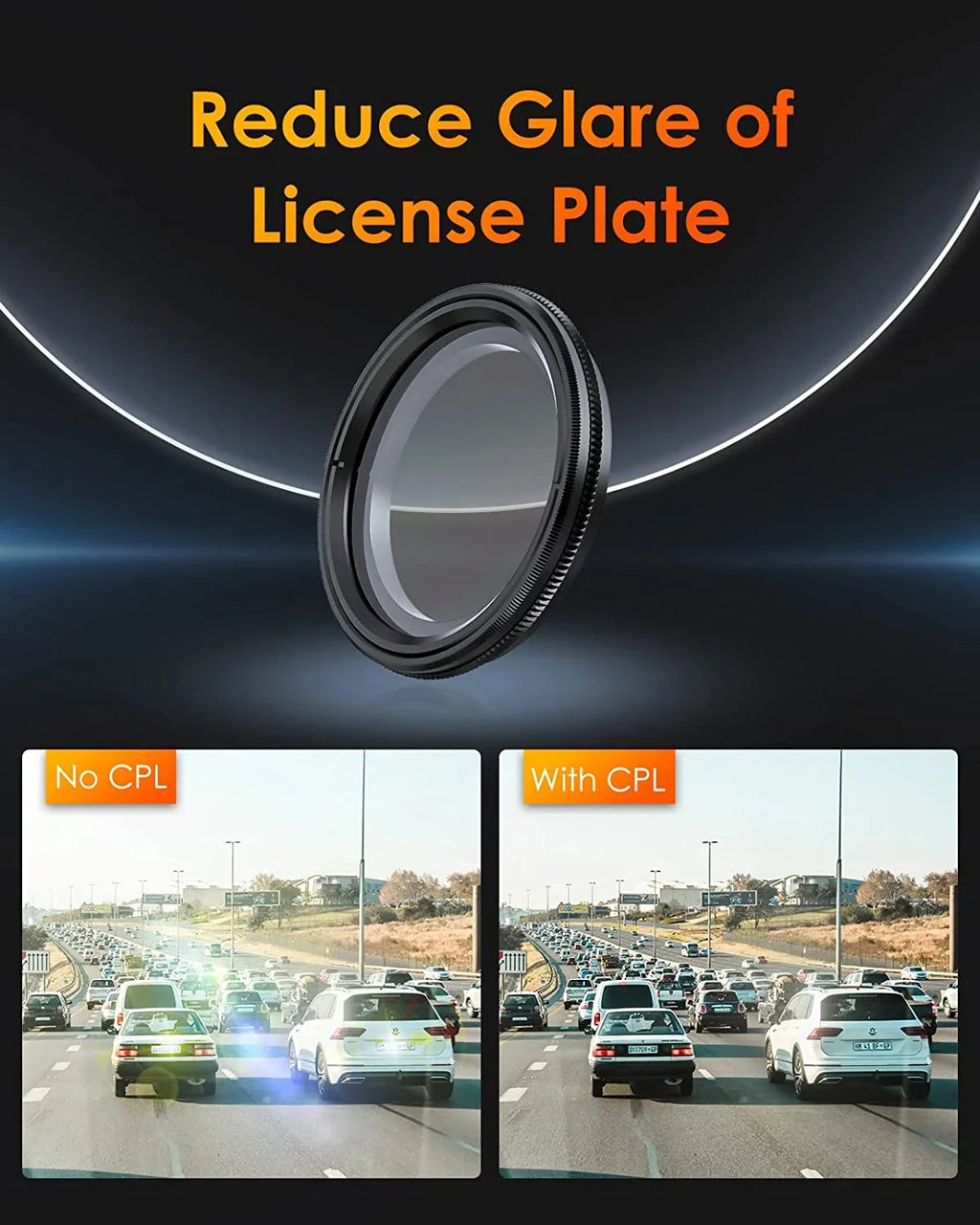 Filter E3, E2, Dash Lite, for Reduce Glare N4 Circular 40mm Polarizer Pro CPL Ultra-Slim Cam, E1, N5 E1