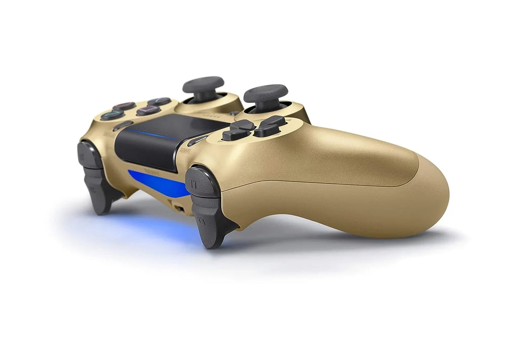 Earbuds DualShock - With Wireless New 4 Bundle Gold - BOLT Blue Controller PlayStation Like AXTION