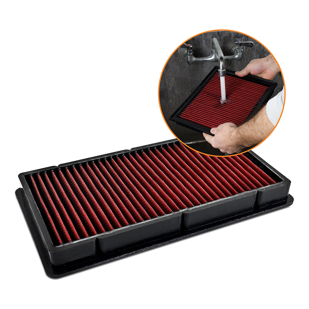with Powerstroke Air Reusable 2001-2003 Compatible Filter, Mishimoto Drop-In 7.3L
