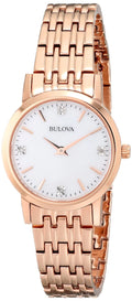 Watch Quartz 97P106 Women's Gold Stainless-Steel Gallery Diamond