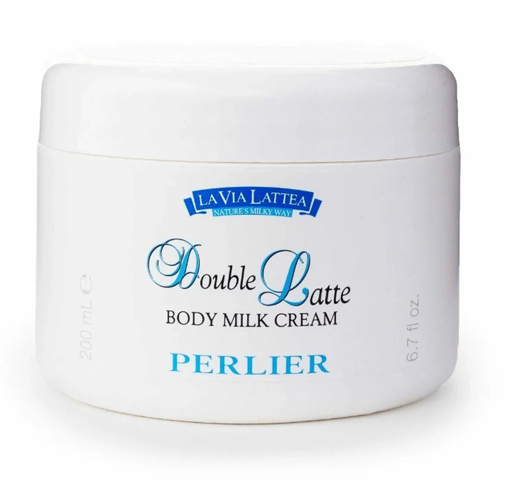 Perlier For 6.7oz Sensitive Double Body ~ Skin Cream Latte Milk