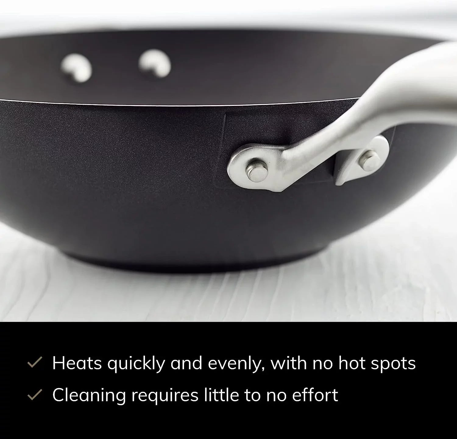 PRO IQ 12.5 Aluminum Cast Inch ScanPan Black Wok