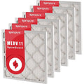 11 - USA Pack) Filters SpiroPure (6 in 17x17x1 MERV Pleated Made Air Filter