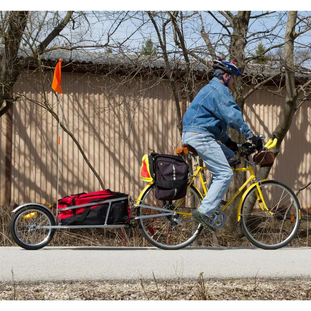 Wheel Single with exterior Elevate Cargo Pull-Behind Trailer Bicycle BCT-8002 Cargo Bag