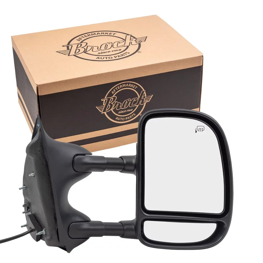 View Brock Passengers Super 3C7Z17682 Telescopic EAA Compatible with Side 1999-2007 F350 Pickup Power Tow Duty Truck Heated Replacement F450 Mirror F250