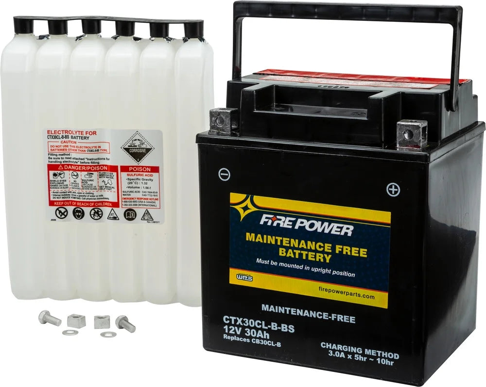 Power Sea-Doo 2014 Free 215 Battery LTD CTX30CL-B-BS iS GTX With Fire Maintenance Compatible