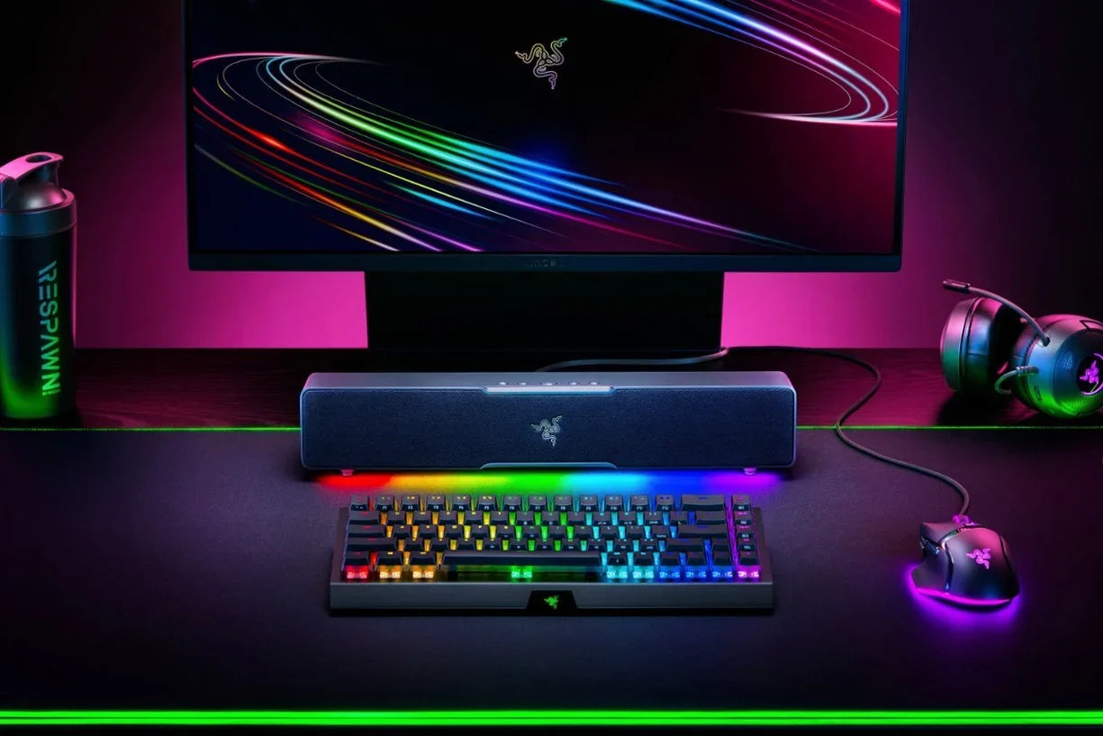 '- X (1-Piece) Speaker Bluetooth Gaming Leviathan RGB with Black Lighting V2
