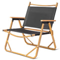 Chair dimension Grain Spray Black Paint Oxford Aluminum Bearing 100kg Fithood Imitation 53*55*61cm 600D Cloth Black Frame Wood Medium Camping