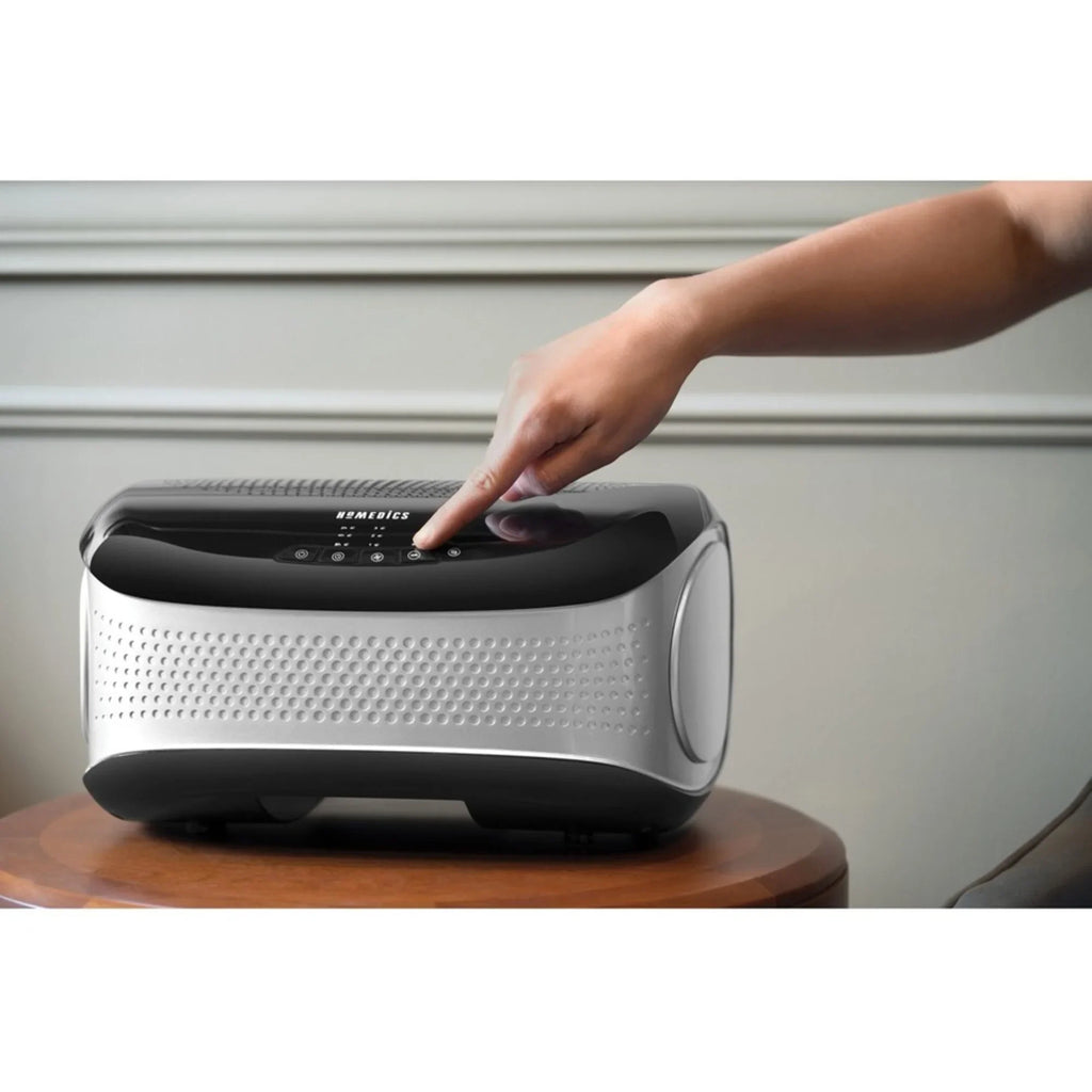 '- Purifier AP-DT10 429 - HoMedics Desktop Air Sq. ft. HEPA, (Black) - TotalClean Black Ionizer